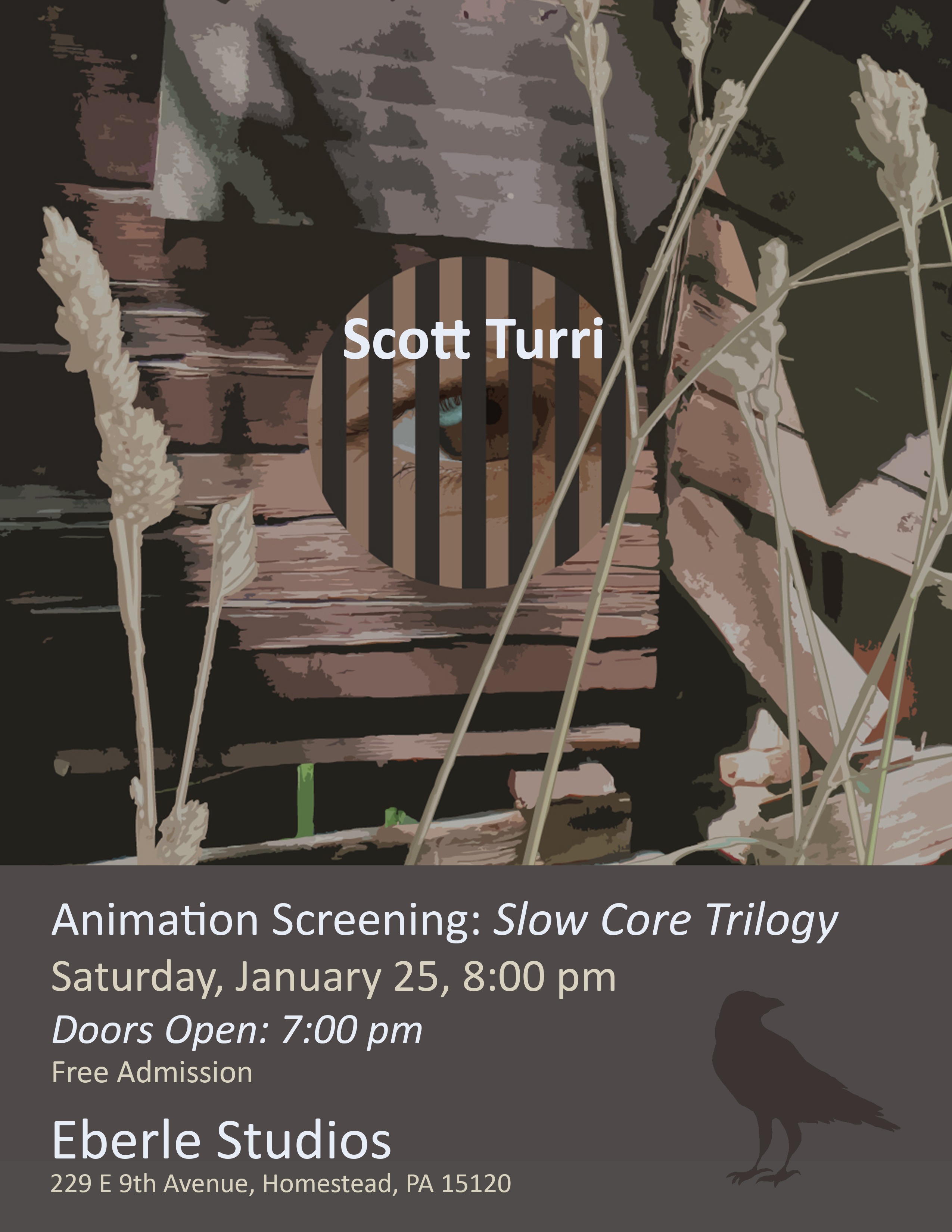 Animation Screening: Slow Core Trilogy, Poster